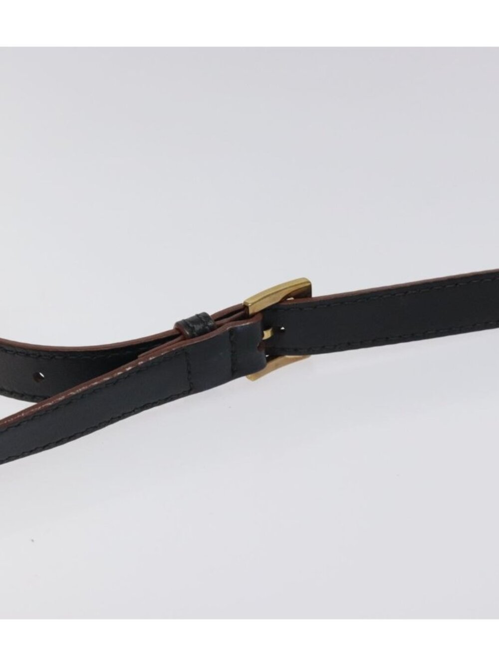 Miu Miu Shoulder Bag Leather Black Gold - Picture 8 of 16